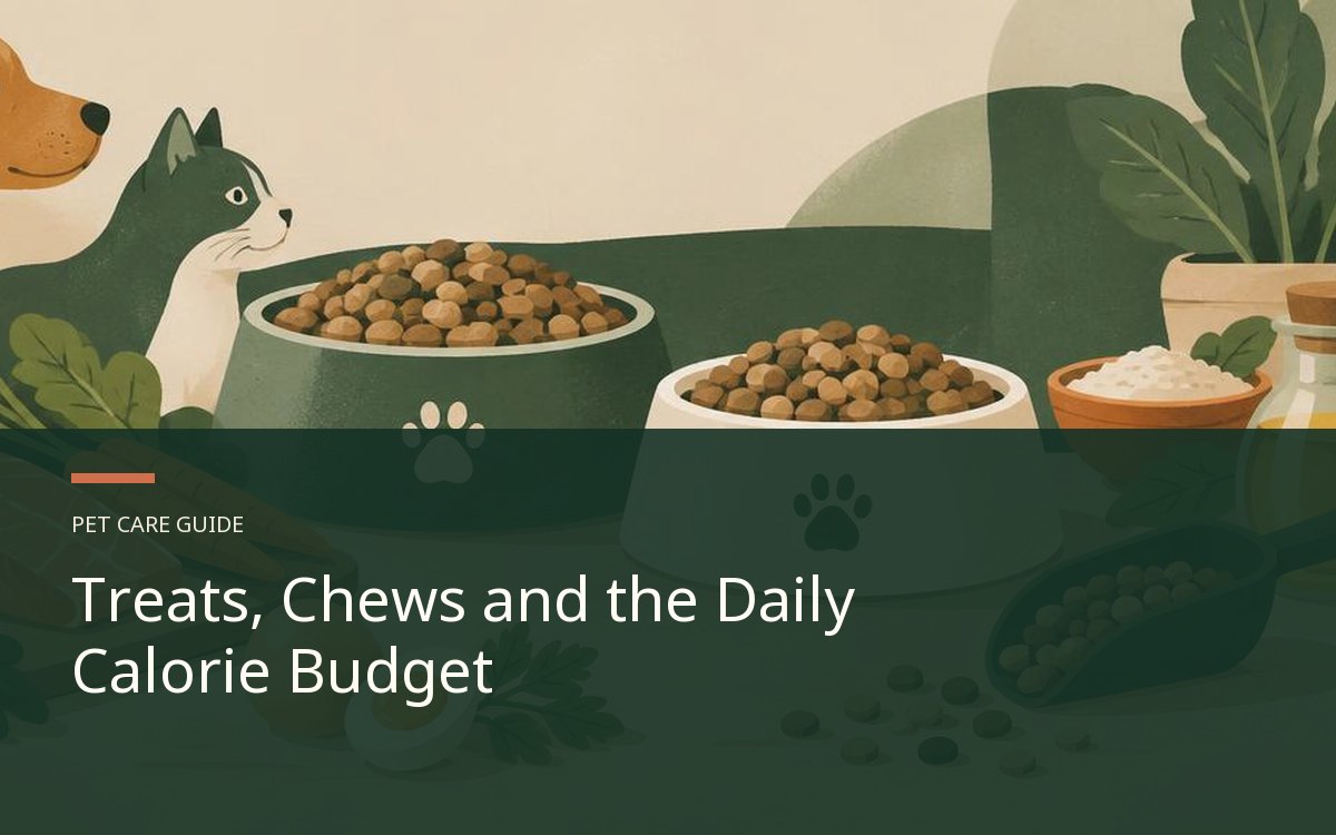 Illustrative article cover for Treats, Chews and the Daily Calorie Budget