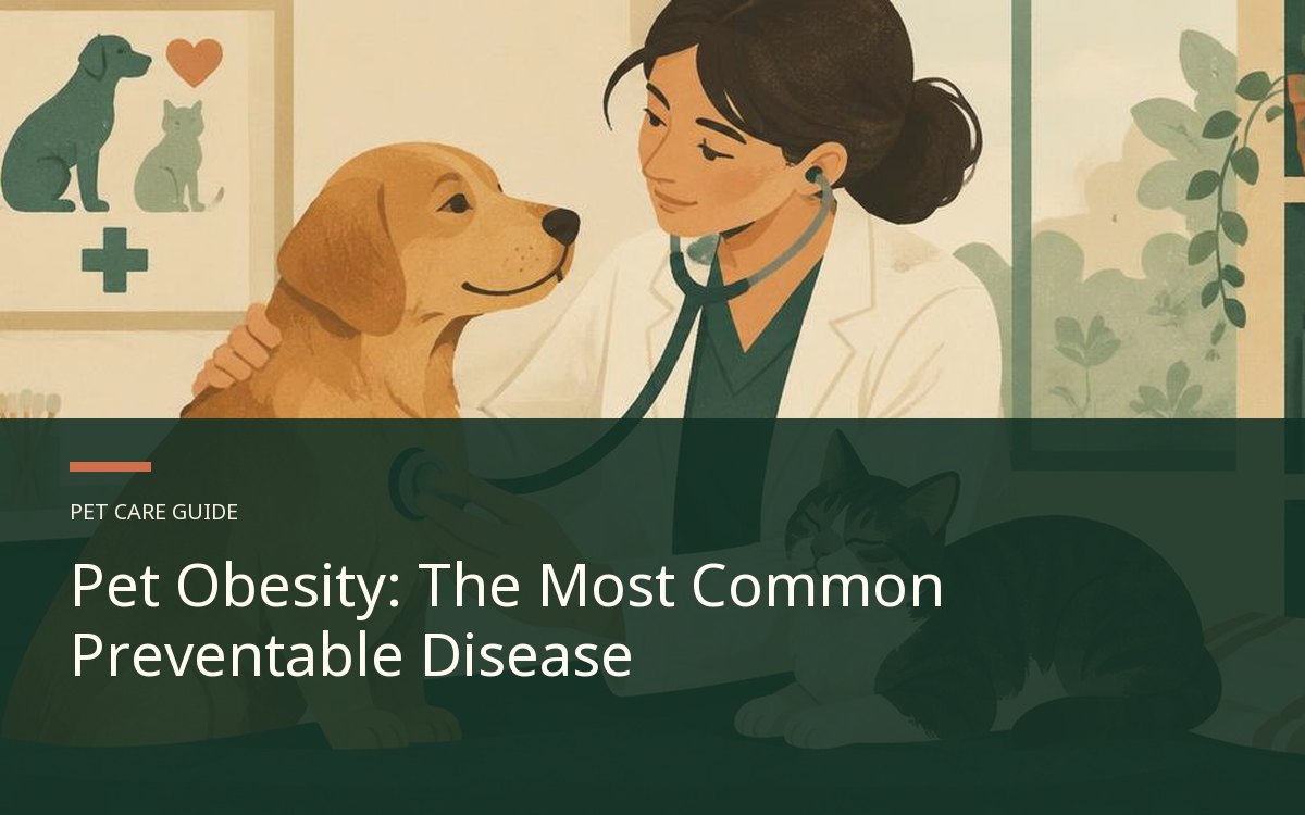 Illustrative article cover for Pet Obesity: The Most Common Preventable Disease