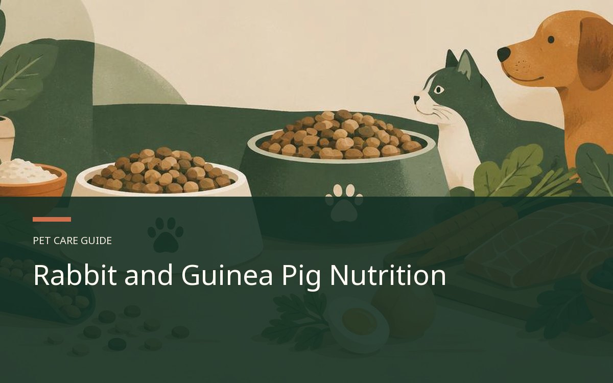 Illustrative article cover for Rabbit and Guinea Pig Nutrition
