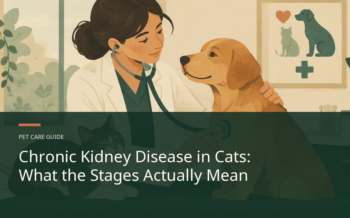 Illustrative article cover for Chronic Kidney Disease in Cats: What the Stages Actually Mean