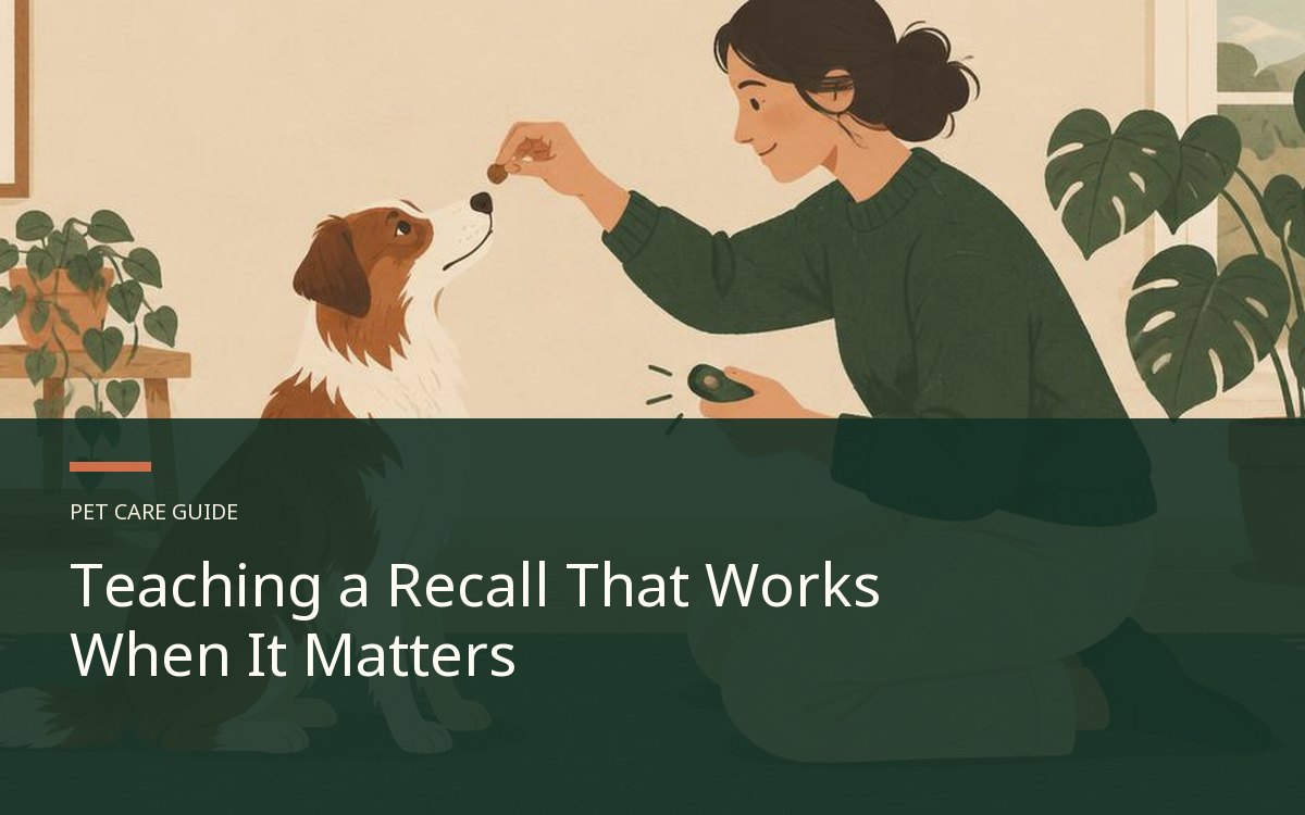 Illustrative article cover for Teaching a Recall That Works When It Matters