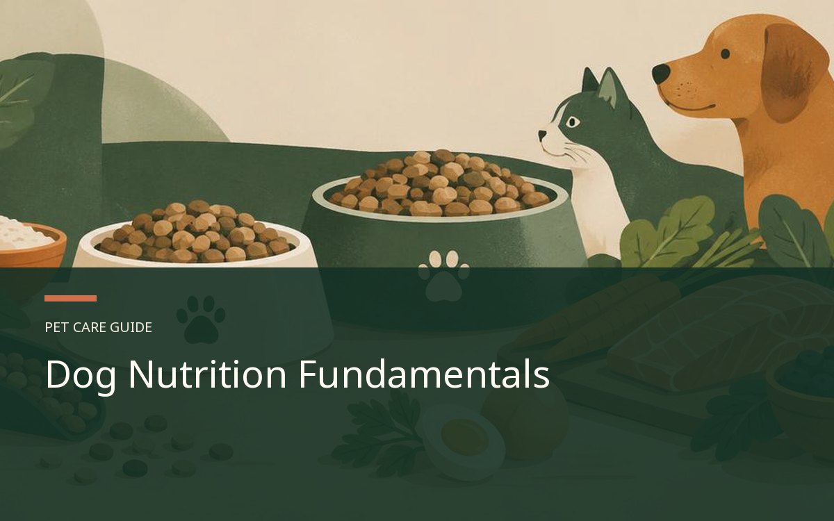 Illustrative article cover for Dog Nutrition Fundamentals
